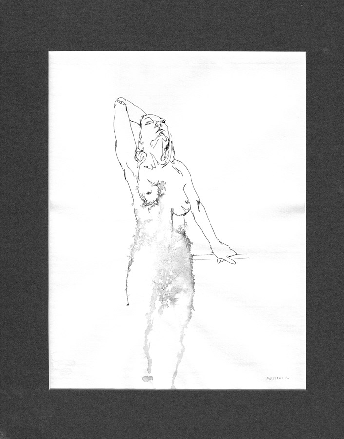 Título: <b>Mujer 05</b> <br/> Tamaño: 30,5x37,5cm<br/> Técnica: Tinta sobre papel